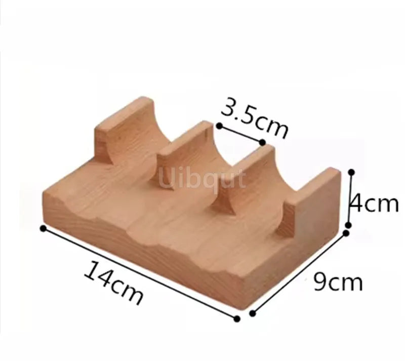 Japanese Sushi Rack – Wooden Taco & Snack Food Holder, Wood Plate Cuisine Stand for Sashimi & Sushi, Restaurant & Home Use