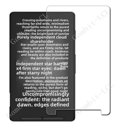XTEINK X4 E-Book Reader Screen Protector - 9H HD Tempered Glass Magnetic Cover Film 4.3 Inch