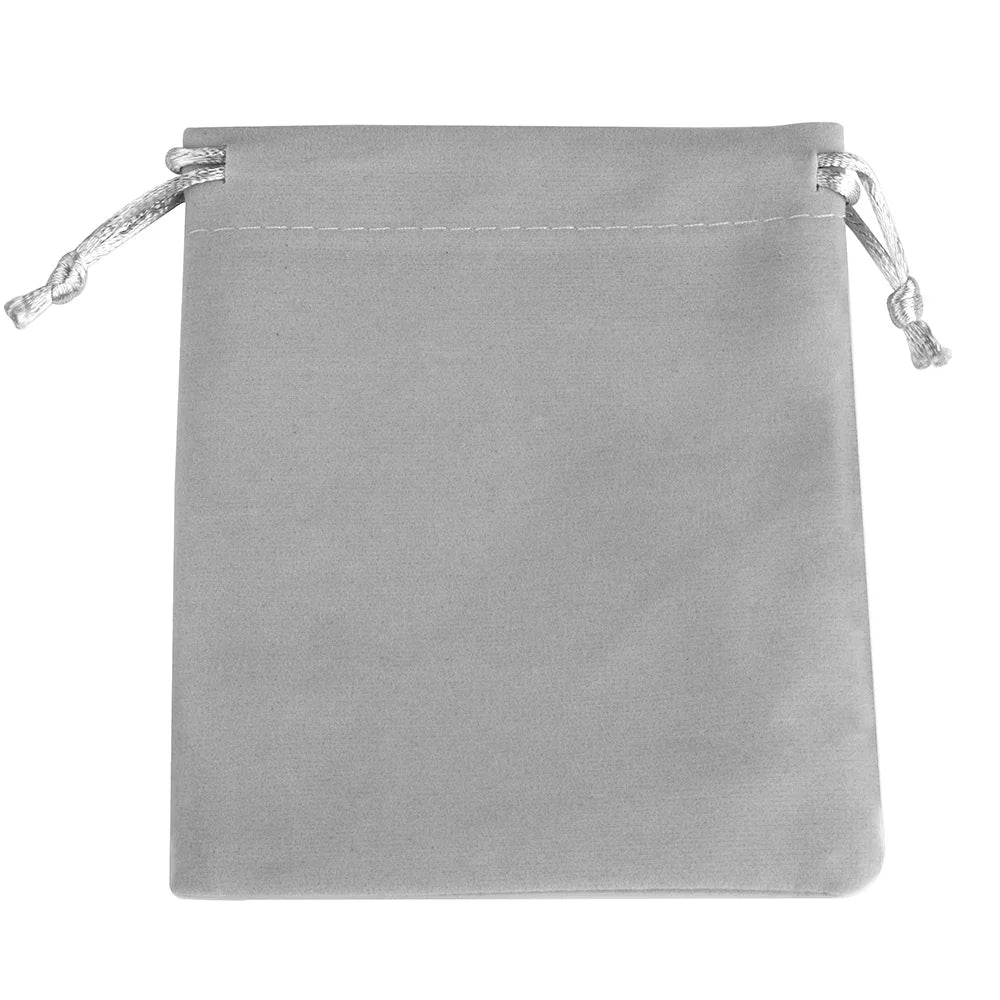 10pcs 5x7cm Mixed Color Velvet Gift Bags | Soft Velvet Drawstring Pouches for Christmas Jewelry Packaging