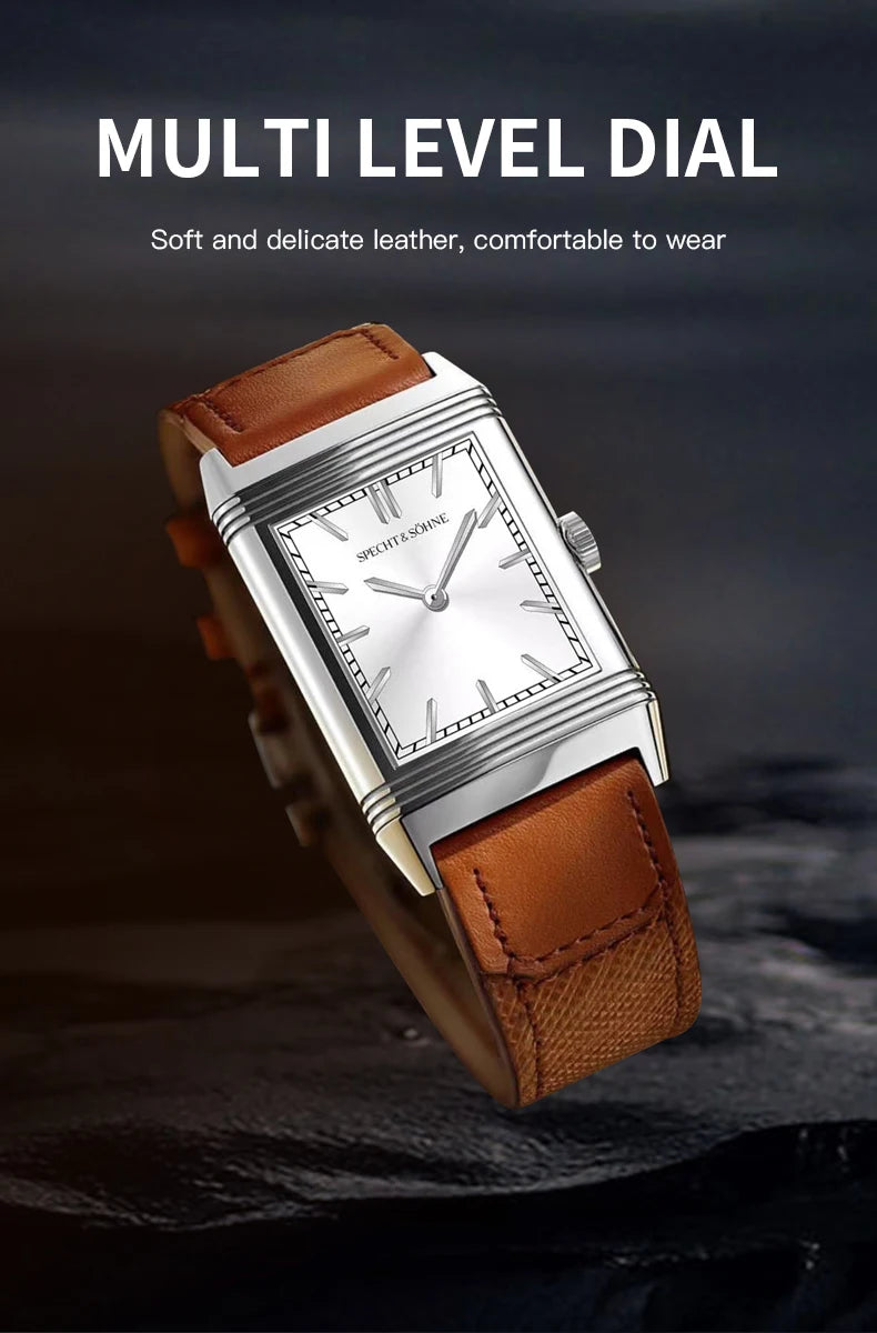 2025 Specht & Söhne Men’s Quartz Watch — 24MM 316L Stainless Steel, Sapphire Crystal, Waterproof Wristwatch