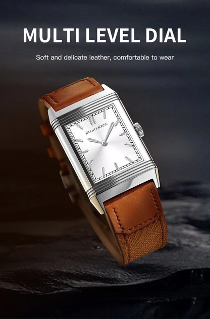 2025 Specht & Söhne Men’s Quartz Watch — 24MM 316L Stainless Steel, Sapphire Crystal, Waterproof Wristwatch
