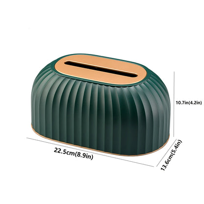 Elegant Nordic Style Tissue Dispenser with Remote Control Storage for Living Room Dining Rooms