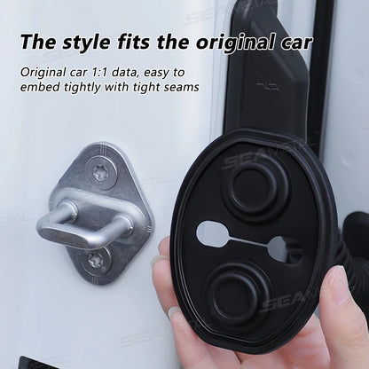 BLALION Car Door Shockproof Silicone Cushions - Mute Buffer Pads and Protective Covers for Car Doors