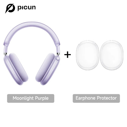 Picun F8 Pro ANC Wireless Headphones - 3D Spatial Audio Bluetooth Headset with HD Mic & Low Latency App Support
