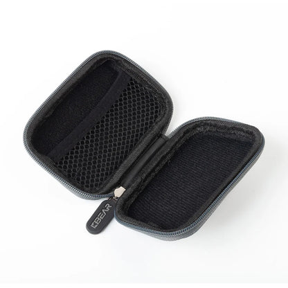 KBEAR High-End Fabric Earphone Case – Portable Storage Bag for TRI I3 Pro Headphones & IEM Accessories