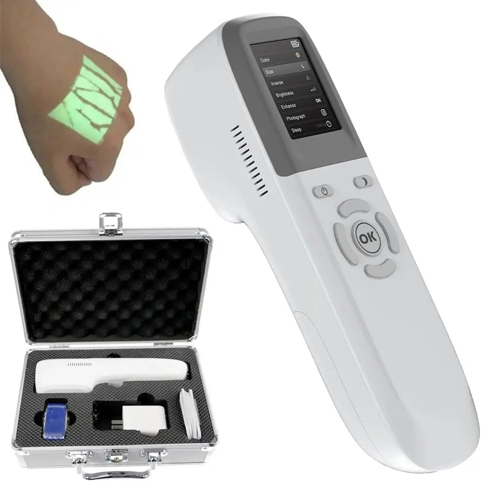QV-600 Medical Vein Finder – Clinical Real-Size Adjustable Imaging Device for Newborn and Adult Vein Visualization & Detection Tool