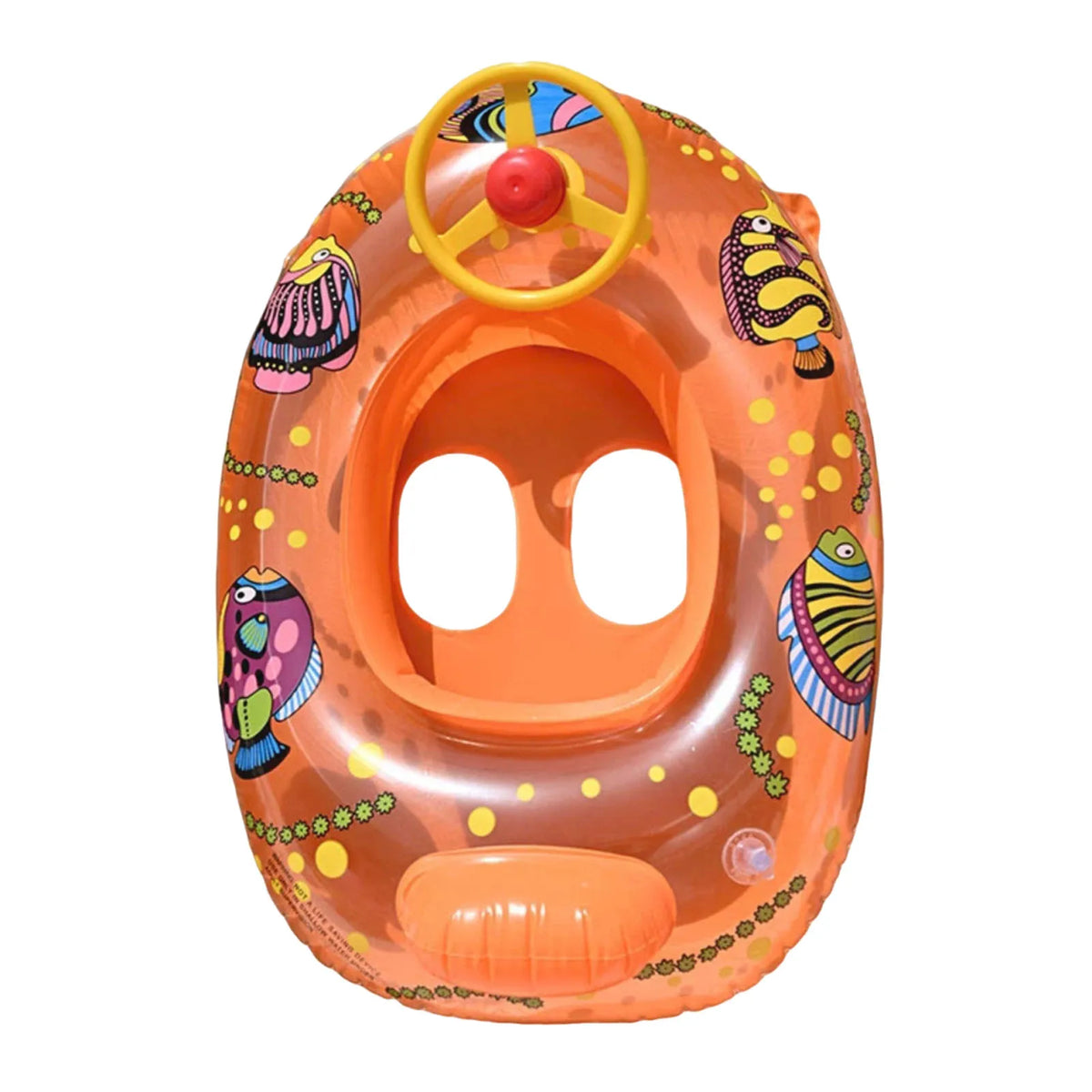Inflatable Baby Swimming Ring – Thickened PVC Swim Float with Widened Airbag and Anti-Rollover Design for Pool and Beach Fun