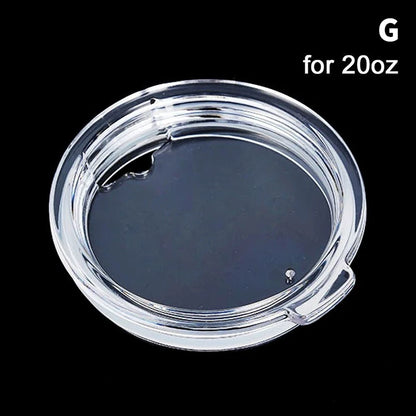 20/30oz Plastic Sealing Lids – Spill-Proof Splash Cover for Ozark, Trail, Arctic, Yeti Cups & Accessories