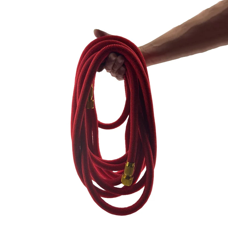 25–100FT Expandable High-Pressure Magic Garden Hose – Flexible Water Pipe with Multifunction Spray Gun for Home & Garden Watering