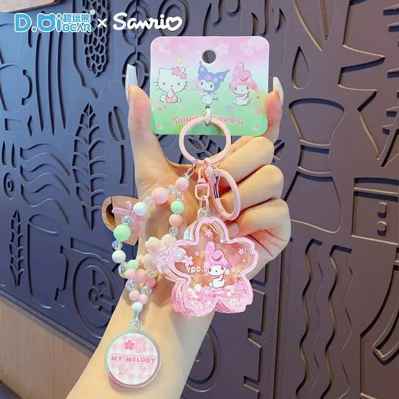 Sanrio Starlight Dance Series PVC Keychain – Hello Kitty, Cinnamoroll, My Melody & Kuromi Kawaii Doll Pendant Ornament Gift