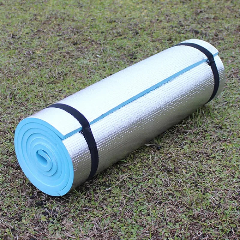 Multipurpose Outdoor Camping Mat: Air Mattress, Picnic Blanket, Beach Mat - Dampproof Aluminum Foil Material, 180x50x0.6cm - Ideal for Camping and Picnics