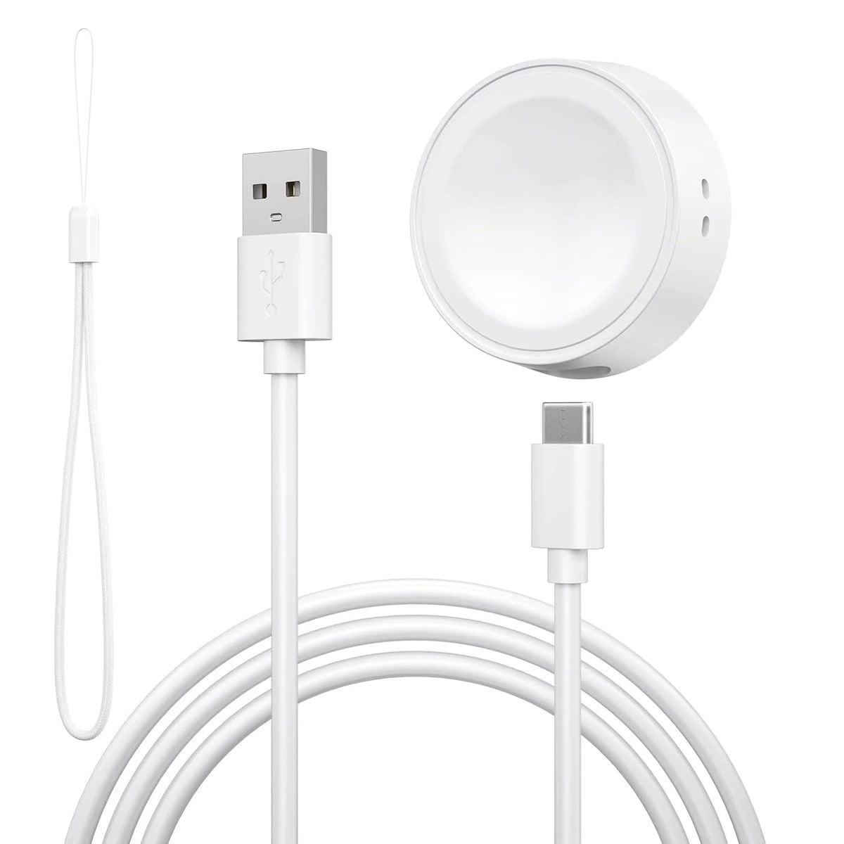 Samsung Galaxy Watch USB Charging Dock - Replacement Charger for Galaxy Watch 7, 6 Classic, 5 Pro, 5, 4 Classic and Compatible Models
