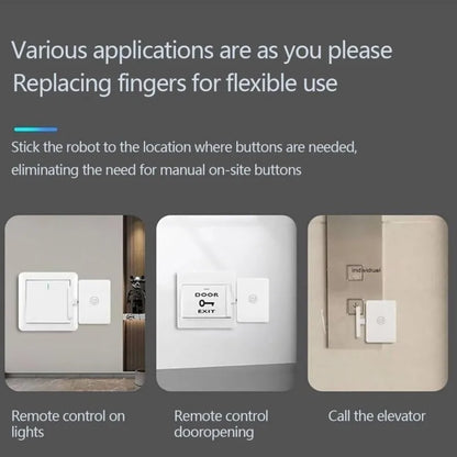 USB Rechargeable Wireless Button Pusher Switch – Smart Remote Control Light Switch Automation Tool