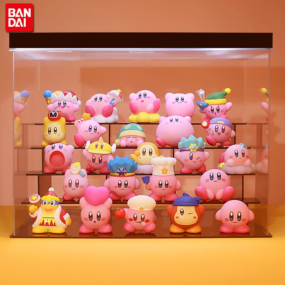 8pcs Star Kirby Anime Figure Set – Cute Pink Mini Figures Collectible Toy for Kids’ Gifts