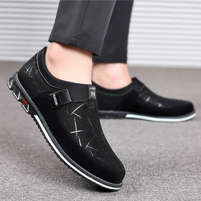 Men’s Luxury Leather Loafers - Classic Slip-On Business, Office, Formal and Party Shoes