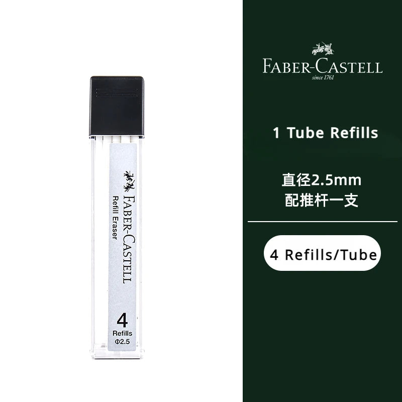 Faber-Castell Precision Tip Pen-Style Eraser – 2.5mm Refillable Retractable