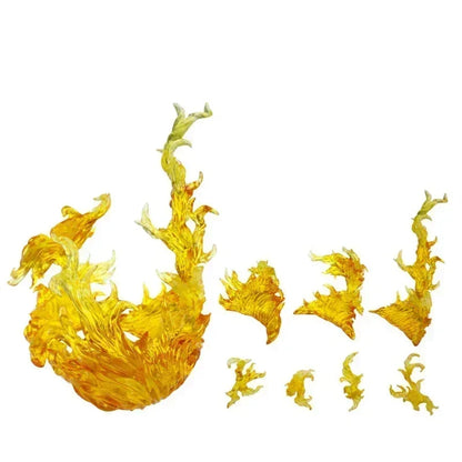 Whirlwind Flame & Ice Special Effects Model Stand — Luffy Figure DIY Accessories Movable Display Base