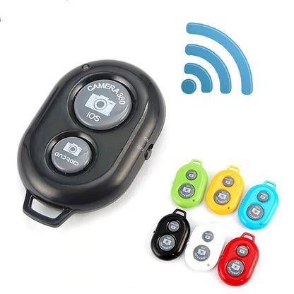 Mini Camera Bluetooth Remote Controller for Phone Selfies - Shutter Release Button for iOS/Android Smartphones