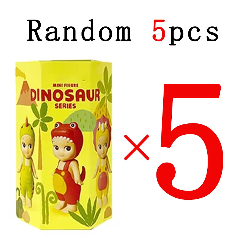 Dinosaur and Candy Mini Mystery Box – Cute Cartoon Collectible Figurines for Car Decor, Birthdays, and Gifts