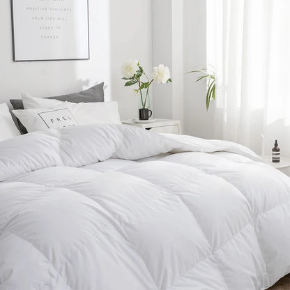 Peter Khanun Winter Duvet Comforter – Thick, Washable Microfiber Bedding with Corner Tabs, Small, Queen & King Size