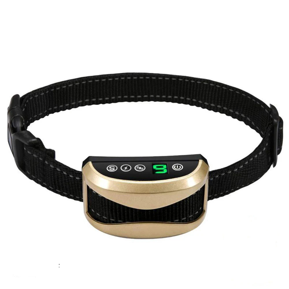 Waterproof Rechargeable Anti-Bark Control Collar: Dog Training Accessories for Effective Barking Control