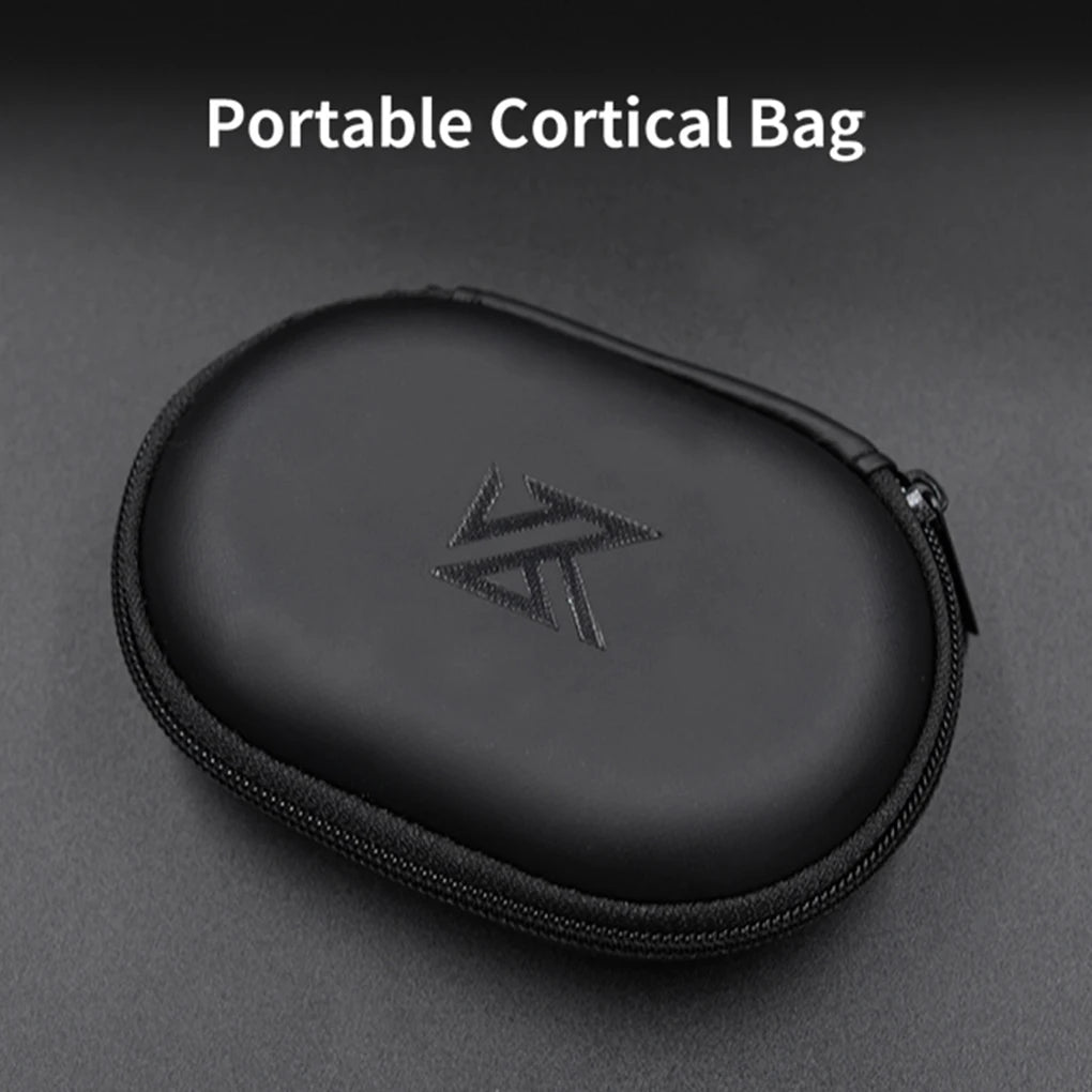 KZ Earphone Case – Portable EVA Zipper Headset Storage Box with Logo, Square Compression Organizer for Headphones