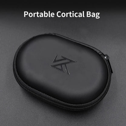 KZ Earphone Case – Portable EVA Zipper Headset Storage Box with Logo, Square Compression Organizer for Headphones