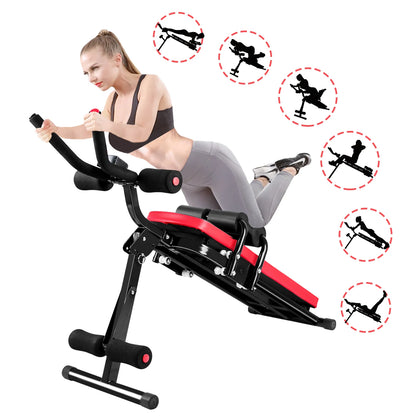 Foldable Ab Workout Machine – Adjustable Abdominal Trainer for Stomach Exercise at Home Gym