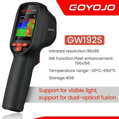GW256 Handheld Infrared Thermometer – HD Digital Thermal Imager Camera, 2024 Floor & Wall Heating Pipe Tester