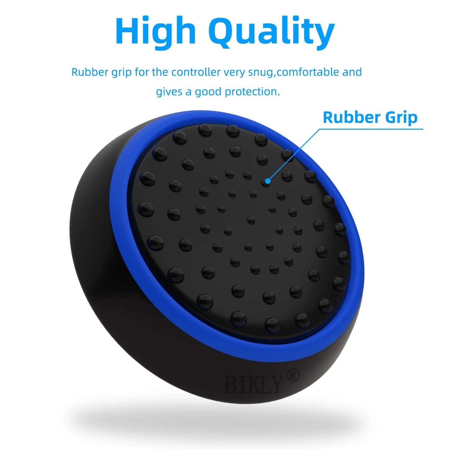4pcs Luminous Analog Thumb Stick Grip Caps — Controller Covers for PS5, PS4, Xbox 360, Xbox One, Series X & Switch Pro