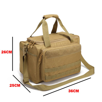 Range Bag – Outdoor Hunting & Shooting Training Molle Gun Bag, Large Capacity Handbag for Climbing, Hiking & Camping