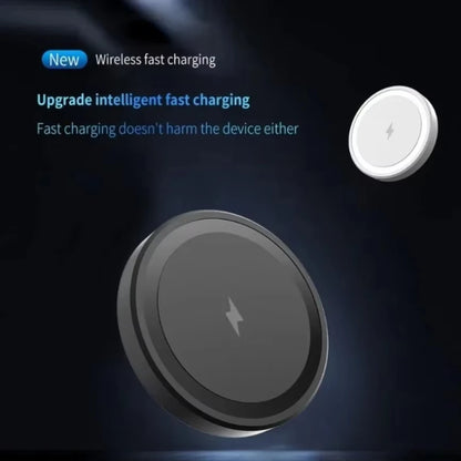 Mini Magnetic Wireless Charger - Slim 15W Fast Charging Pad for iPhone 13–18 with Strong Magnetic Attachment