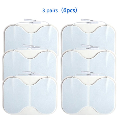 EMS Electrode Replacement Pads - Self-Adhesive Conductive Gel Patches for Electric Muscle Stimulators