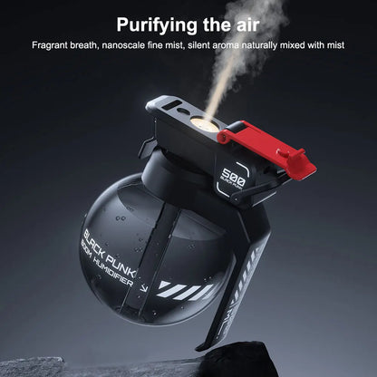 Grenade Esports Cyberpunk Humidifier – Creative Air Diffuser & Essential Oil Aromatherapy Decor