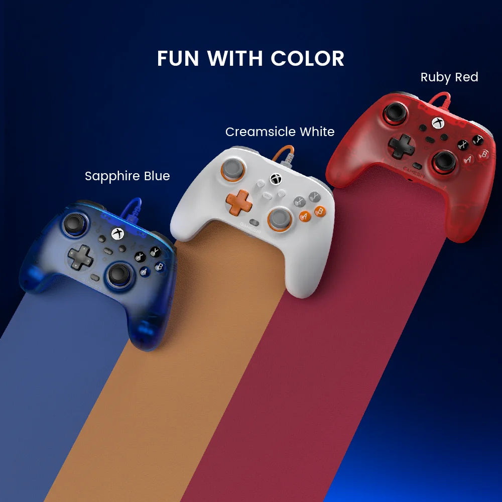 GameSir T7 Wired Xbox Controller – Gamepad for Xbox Series X/S & Xbox One with Hall Effect Joystick Trigger