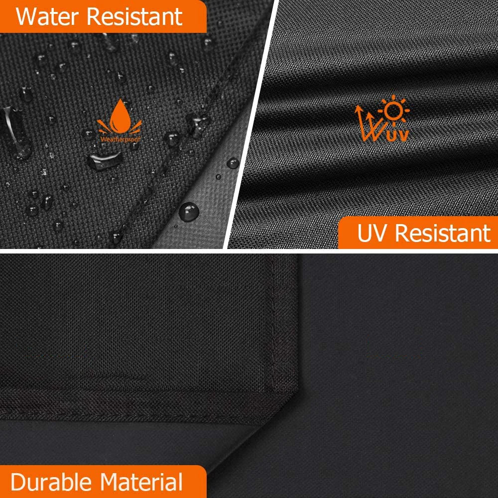 Heavy Duty BBQ Cover - Outdoor Dust and Rain Protective Grill Cover | Waterproof Weber Round Barbecue Cover