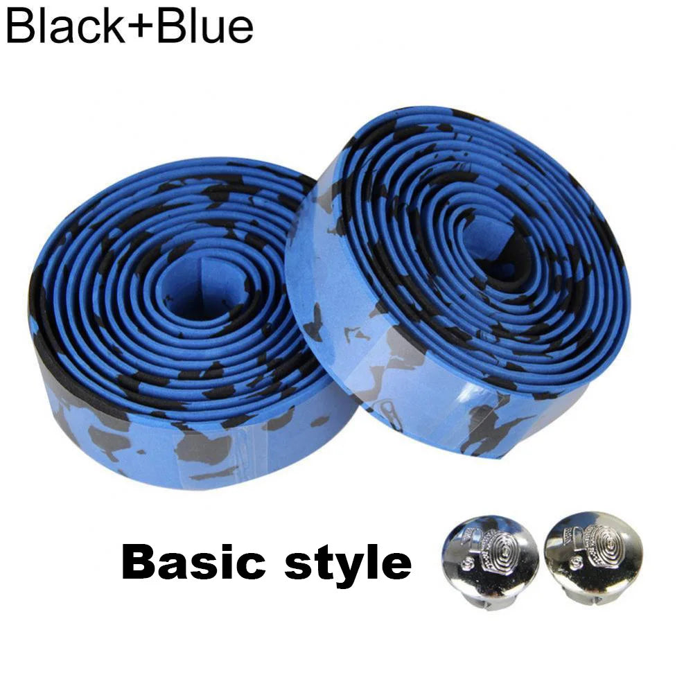 Bicycle Handlebar Tape – Anti-Vibration PU EVA Non-Slip Breathable Road Bike Bar Wrap for Racing