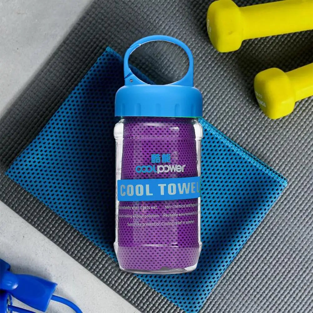 Instant Cooling Sports Towel – Quick-Dry Sweat-Absorbent Gym, Yoga & Workout Fitness Towel