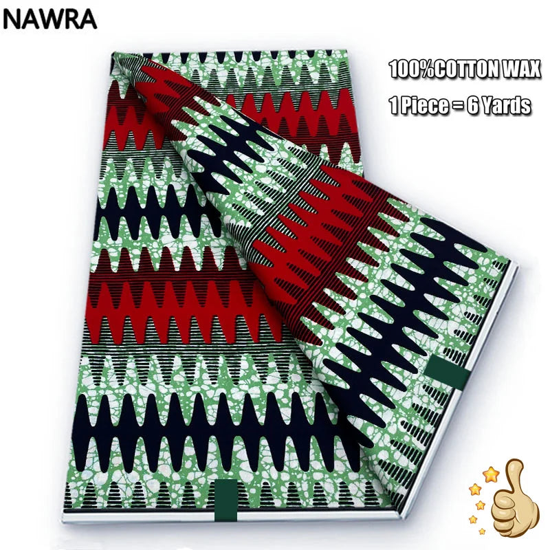 100% Cotton African Wax Print Fabric - High Quality Original Real Wax Ankara Batik Pagne Nigeria Style Sewing Fabric