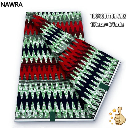 100% Cotton African Wax Print Fabric - High Quality Original Real Wax Ankara Batik Pagne Nigeria Style Sewing Fabric
