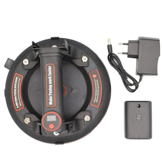 8-Inch Electric Vacuum Suction Cup Lifter — 200kg Heavy-Duty Rechargeable Lifting Tool for Granite, Tile & Glass