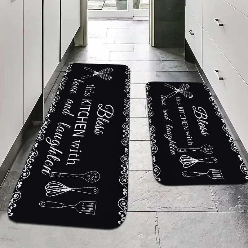 Multi-Purpose Sponge Water Absorption Mat — Anti-Skid, Moisture-Absorbing, Machine-Washable Carpet for Kitchen & Bathroom