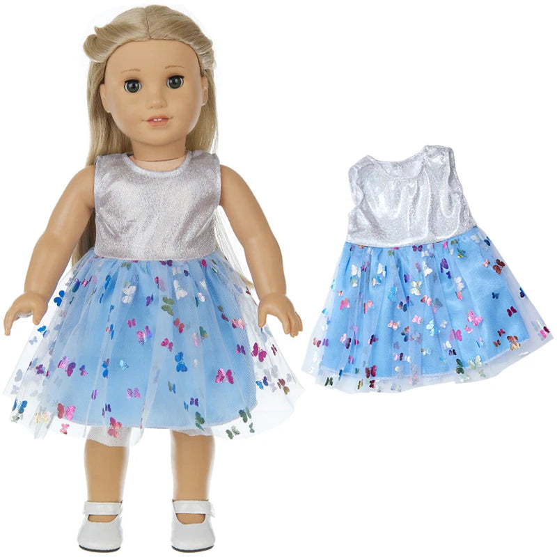 18-Inch American Girl Doll Clothes – Coat, Tights & Pants Outfit for Newborn & Baby Dolls
