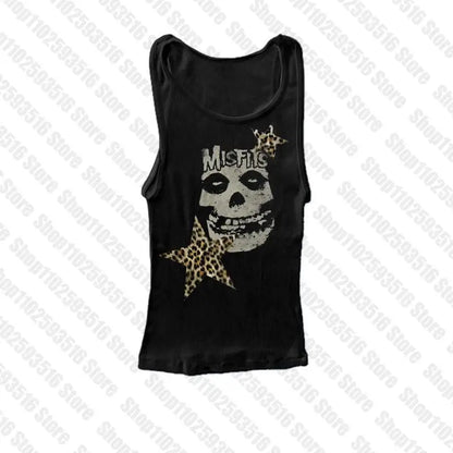 Women’s Gothic Mini Dress – Y2K Punk Emo Harajuku Black Graphic Party Dress Summer