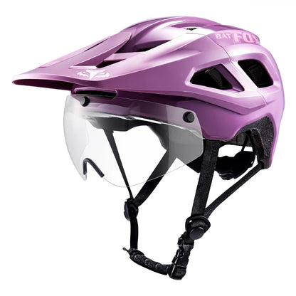 BATFOX Bike Helmet with Magnetic Goggles – MTB Road & Mountain Cycling Safety Helmet for Outdoor Sports, Scooter & Bicycle Protection Gear