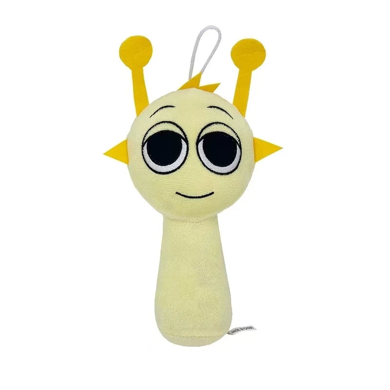 Sprunki Plush Toy Set Soft Cartoon Stuffed Animal Plushies Collectible Game Character Dolls Gift for Fans Birthday & Christmas Present