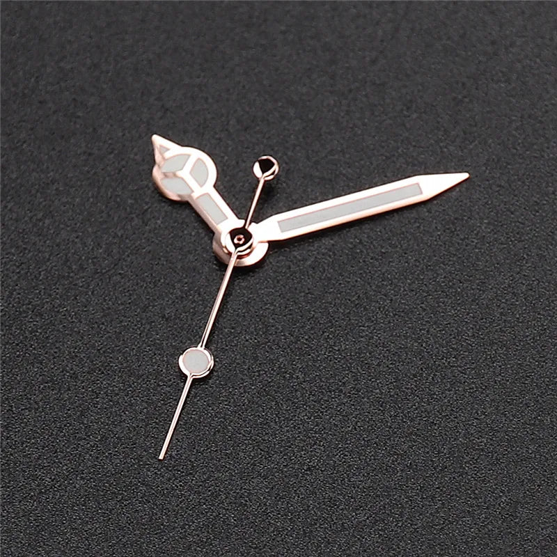 High-Quality Watch Hands – Polished Silver 12.5×12×8mm, C3 & BGW9 Green/Blue Luminous for NH35, NH36, NH34 Movements