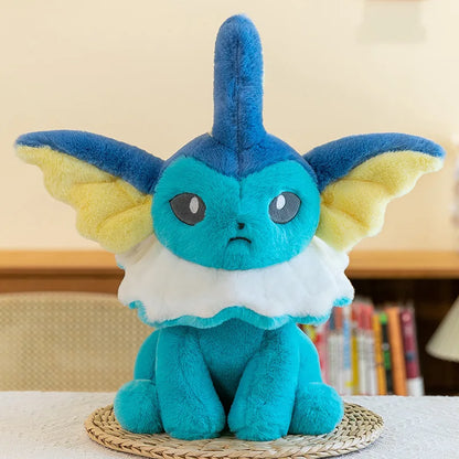 Pokemon Eevee Soft Hug Plush Doll – Vaporeon, Flareon, Jolteon Eeveelution Stuffed Toy Gift for Kids & Fans