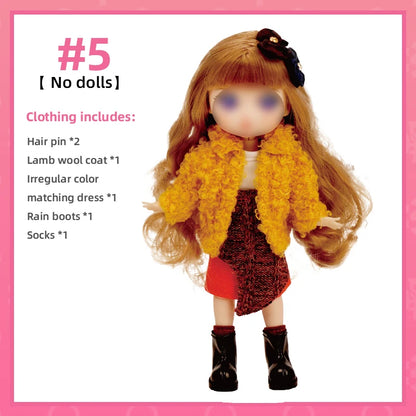 Lady Doolli 1/12 BJD Dolls Blind Box – 15cm Ob11 Mystery Anime Figure Toy, Kawaii Designer Gift