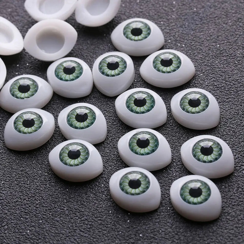 20pcs Plastic Safety Eyes for Dolls & Toys – Funny Simulation Eyes for Puppets, Animals, and Dinosaur Craft Making